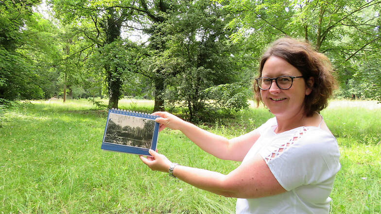 Die Ex-Lautaerin und Neu-Main-Frankfurterin Manuela Köhler war zu Gast und verfolgte fasziniert die Berichte über die historische Entwicklung des Stadtparks.