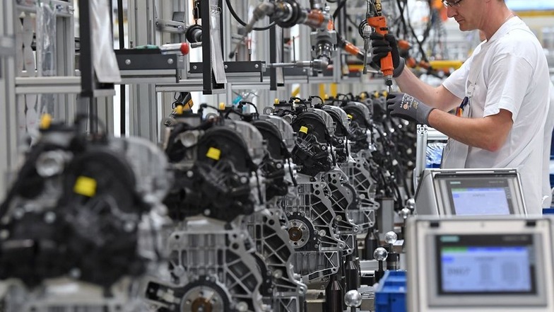 VW baut in Chemnitz Benzin-, Hybrid- und CNG-Motoren.