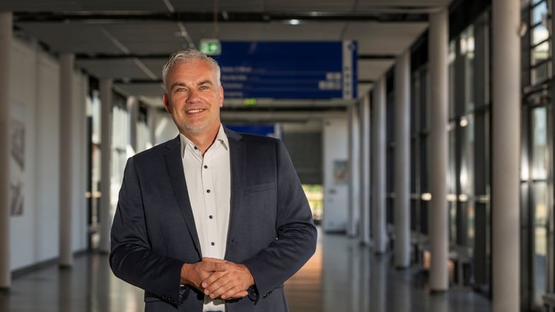 Markus Kluge ist seit über einem Jahr Geschäftsführer der Messe Dresden - und für den Konzertplatz Rinne zuständig.