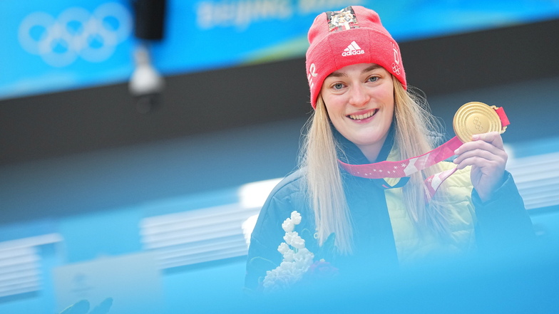 Plötzlich Olympiasiegerin - Hannah Neise hat noch nie einen Weltcup gewonnen, aber jetzt hat sie Gold bei den Winterspielen in den Händen.