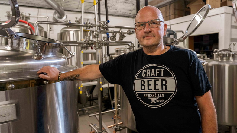 Daniel Hedström betreibt im Dorf Bäckefors eine Craftbeer-Brauerei.