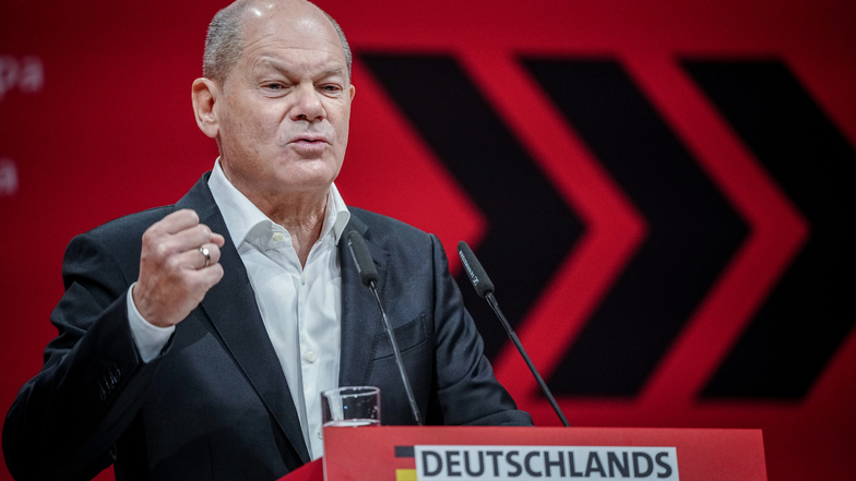 Bundeskanzler Olaf Scholz (SPD) fordert mehr Zusammenhalt in der Partei.