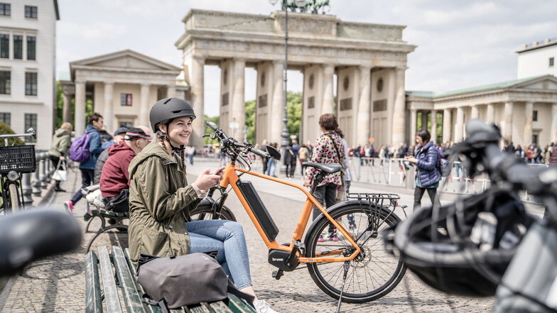 Startpunkt oder Ziel der Radreise: das Brandenburger Tor in Berlin.