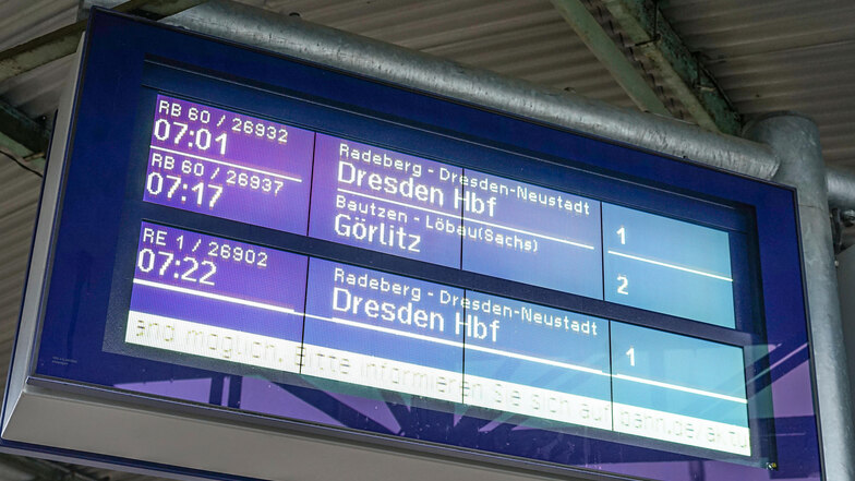 Vor zwei Jahren feierte die Bahn mit den digitalen Anzeigetafeln auf den Bischofswerdaer Bahnsteigen eine große Innovation.