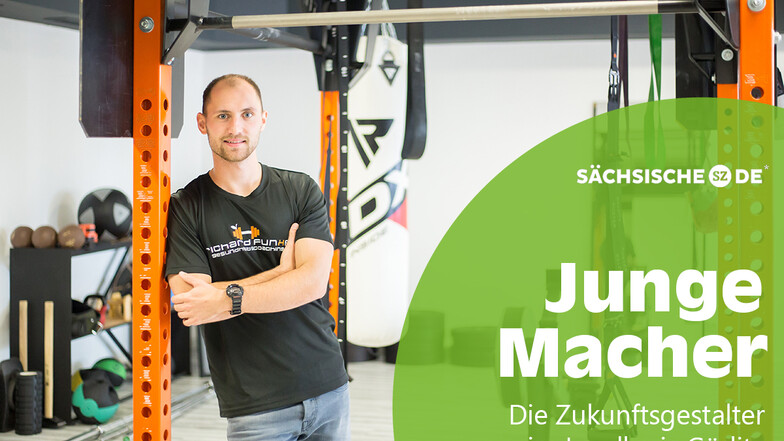 Seit Juli 2020 betreibt Richard Funke in der Görlitzer Straße in Niesky sein eigenes Fitnessstudio. Er selbst ist erst 24.