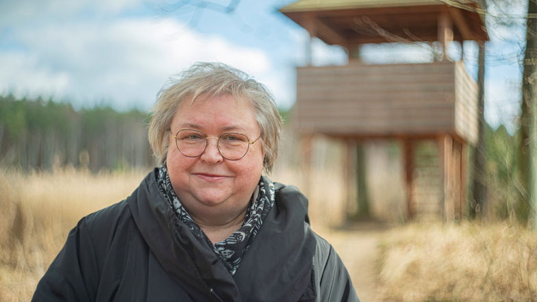Das Herz von Cornelia Schlegel schlägt für das Naturschutzgebiet Königsbrücker Heide. Im April geht die Projektmanagerin in den Ruhestand.