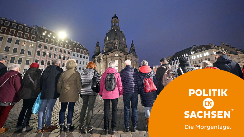 Etwa 10.000 Menschen haben sich in Dresden an der Menschenkette zum Gedenken an den Bombenangriff vor 78 Jahren beteiligt. Am späten Abend kam es zu Demos und Blockaden in der Stadt.