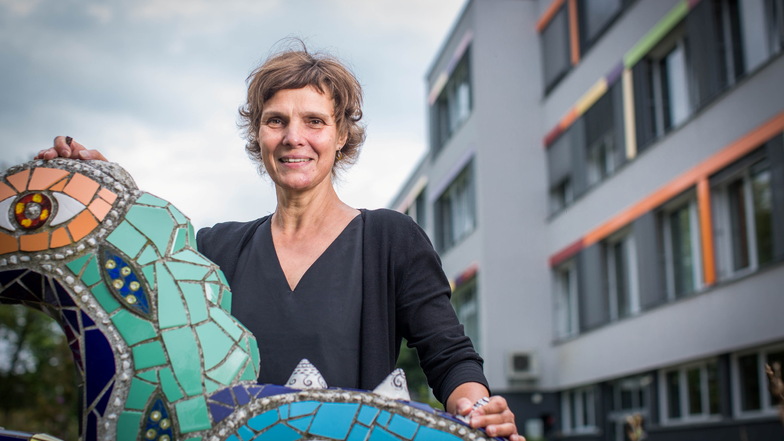 Katrin Reetz-Schulz sucht dringend Lehrer für die Laborschule in Gorbitz, die von einem freien Träger betreiben wird.