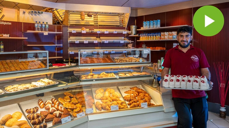 Brötchen meets Baklava: Refaie Rasheed setzt in der ehemaligen Bäckerei Otte auf deutsch-syrische Kulinarik.