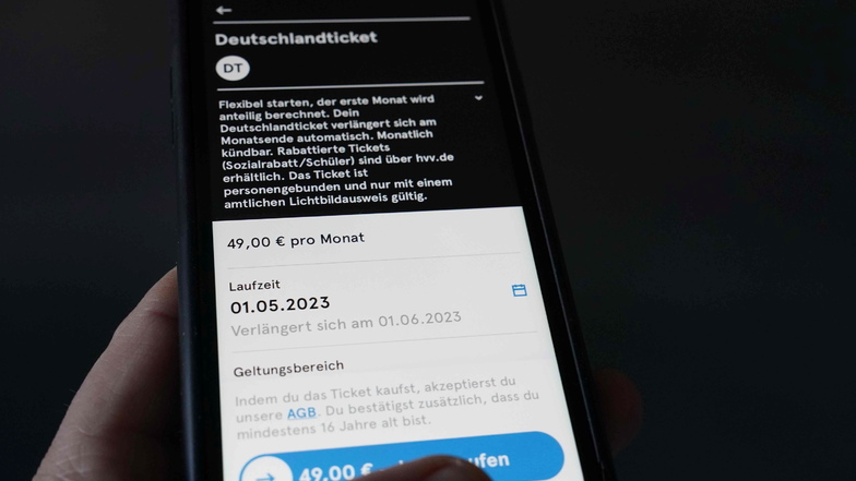 Seit Anfang April können Interessierte das Deutschlandticket online vorbestellen.