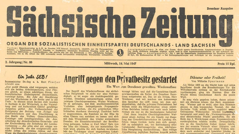 Fake News von einst: Als Sozialdemokraten die Sächsische Zeitung nachmachten
