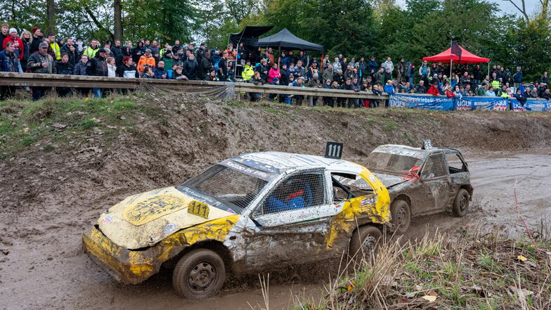 Das Stockcarrennen am letzten Oktoberwochenende auf der Strecke in Hartha gehört zu den Höhepunkten der Rennsportler.