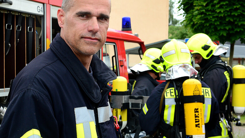 Mit Herzblut bei der Feuerwehr: Sven Knechtel ist dabei, seit er 16 ist.