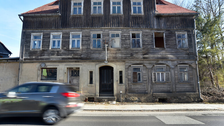 Das Gasthaus Gambrinus in Seifhennersdorf ist abrissreif.