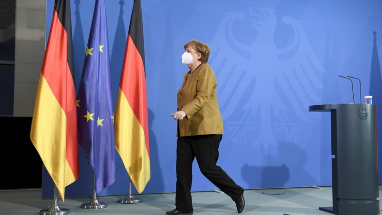 Wie rauskommen aus dem Lockdown? Angela Merkel plädiert für drei mögliche Öffnungs-Pakete.