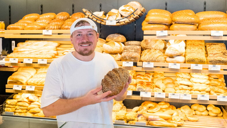 Dennis Wittig, Juniorchef und Bäckermeister bei der Bäckerei Wittig in Görlitz: Er lebt und liebt seinen Job.