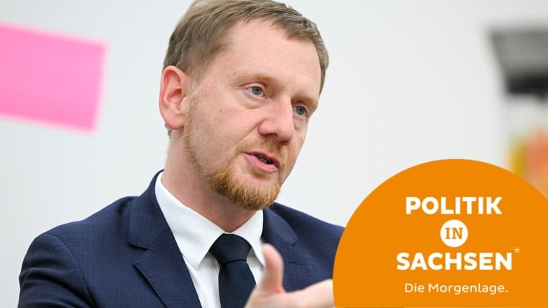 Sachsens Ministerpräsident Michael Kretschmer wirbt für eine strategische Wahl bei der anstehenden Landtagswahl.