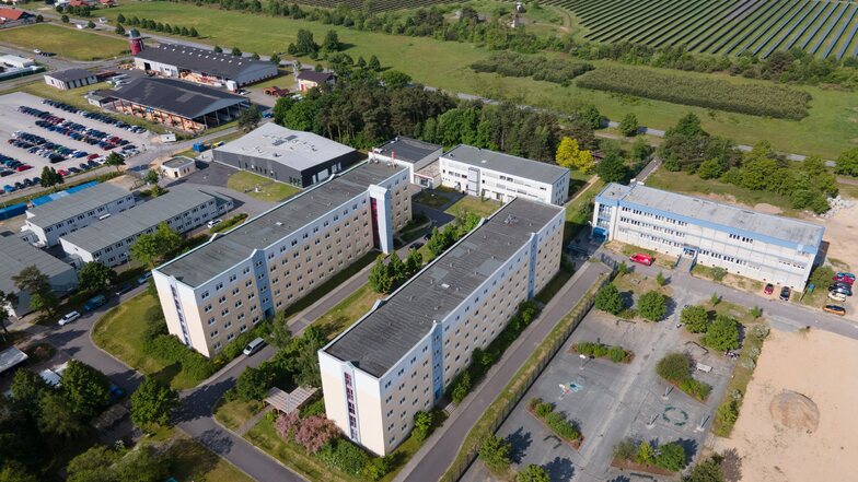 Blick auf das Areal der Hochschule in Rothenburg: Die Polizeiführung weist Vorwürfe sexueller Übergriffe dort zurück.