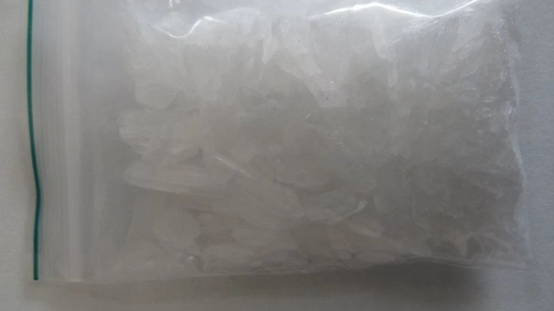 Diese Tüte mit Drogen wurde am Mittwoch bei einem 37-jährigen Deutschen gefunden.