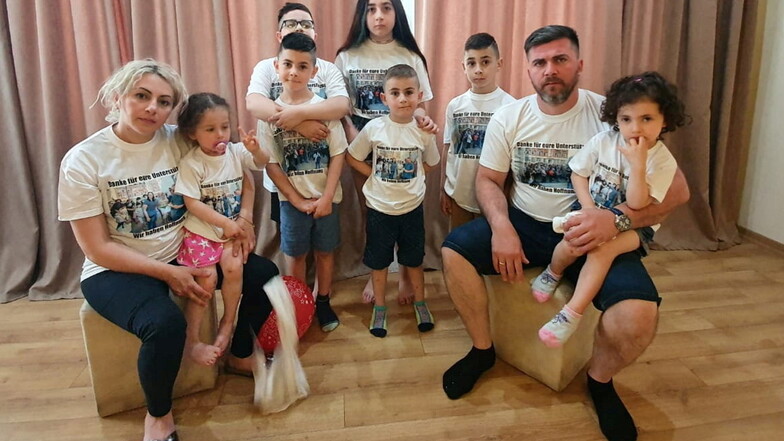 Familie Imerlishvili wurde nach Tiflis ausgeflogen.