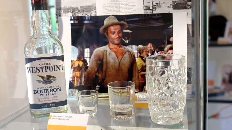 Blick ins Terence-Hill-Museums in Lommatzsch.