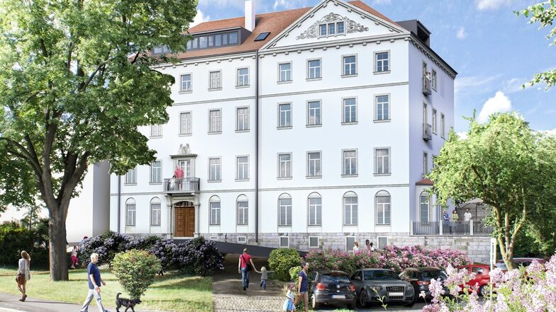 So soll der „Palazzo di Finanza“ am Tischerplatz in Pirna einmal aussehen.