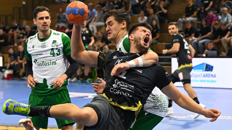 So schlagen sich Dresdens Handballer beim Erstliga-Absteiger