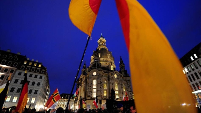 Pegida hat am Montag erneut in Dresden demonstriert.