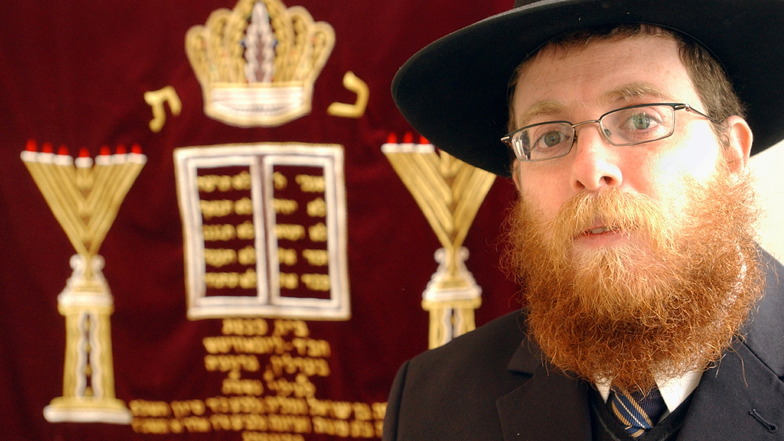 Rabbiner Shneor Havlin von der orthodoxen Dresdner Gemeinde Chabad Lubavitch ist der dritte Mitbegründer des neuen Landesverbands.