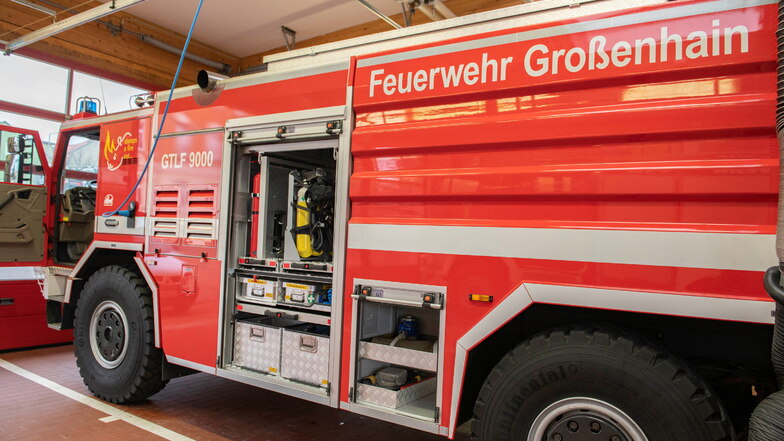 Der neue GTLF 9000 wurde durch die Stadt Großenhain 2020 ausschließlich aus städtischen Eigenmitteln finanziert und angeschafft.