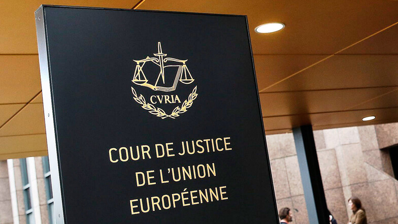 Eingang zum Europäischen Gerichtshof in Luxemburg.