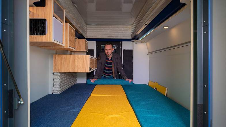 Spielwiese: Je nach Fahrzeugtyp wird das zwei Meter lange Bett 1,55 bis 1,75 Meter breit.