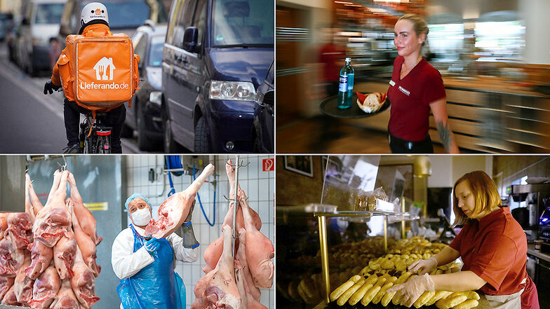 Laut dem DGB profitieren in Ostsachsen Mitarbeiter von Lieferdiensten, im Gastgewerbe und Einzelhandel vom neuen gesetzlichen Mindestlohn. Die Gewerkschaft Nahrung-Genuss-Gaststätten nennt unter anderem auch Beschäftigte in Fleischereien.