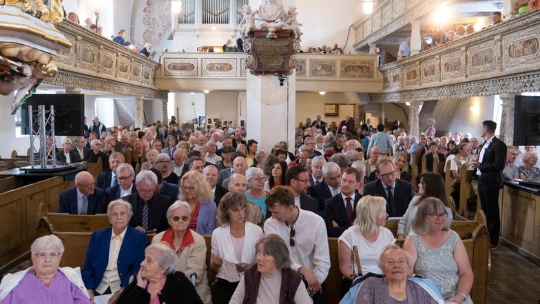 Viele kamen zum Gottesdienst in der St. Johanniskirche während des Kirchweihfestes in der vergangenen Woche.