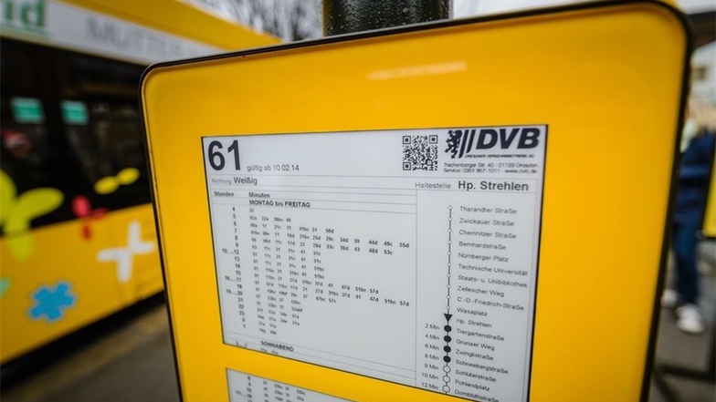 Zwischen den Stationen bieten die Dresdner Verkehrsbetriebe kostenloses Mitfahren an.
