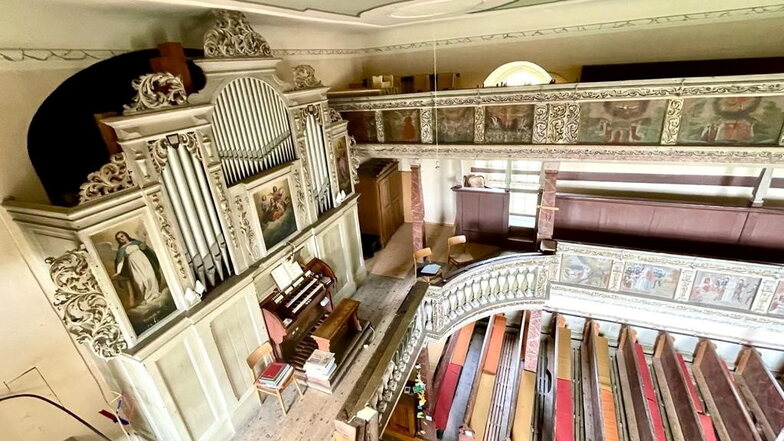 Die Orgel in der Kirche Großerkmannsdorf soll saniert werden