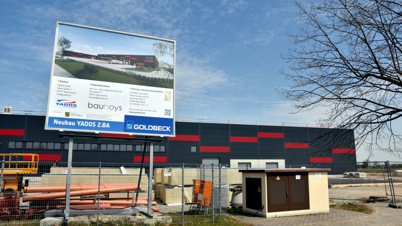 Mit der neuen Halle verfügt Yados im Gewerbegebiet Nardt in Hoyerswerda nun über eine bebaute Fläche von 12.000 Quadratmetern.