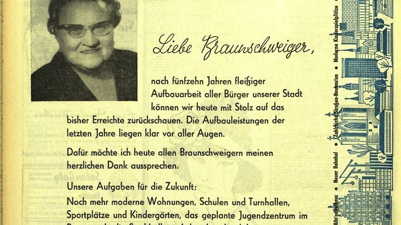 Ein Wahlaufruf für die SPD in der Braunschweiger Zeitung 1961.