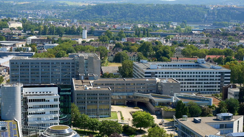 Der Neubautrakt des Bundesamts für Ausrüstung, Informationstechnik und Nutzung der Bundeswehr (BAAINBw) im Koblenzer Verwaltungszentrum.