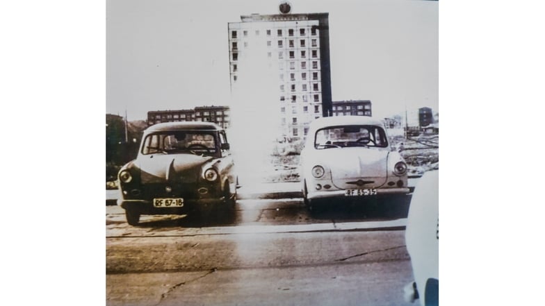 Viele Ungarn waren im Hochhaus an der Chemnitzer Straße 26 untergebracht.