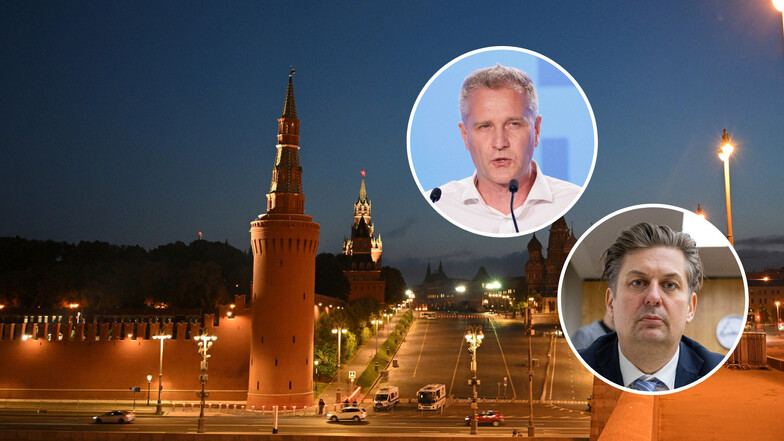 Die AfD-Männer Petr Bystron (oben) und Maximilian Krah sind in Kreml-Kreisen keine Unbekannten.