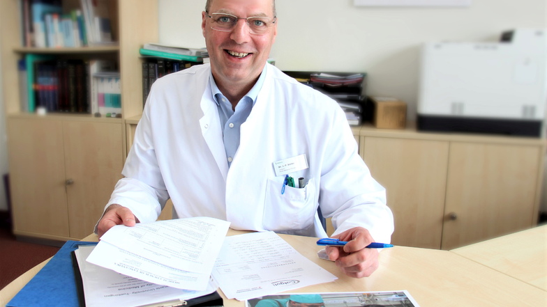 Chefarzt Dr. Jens-Peter Sieber: "Es ist für mich die größte Belohnung, wenn ich sehe, dass wir den Menschen helfen konnten."