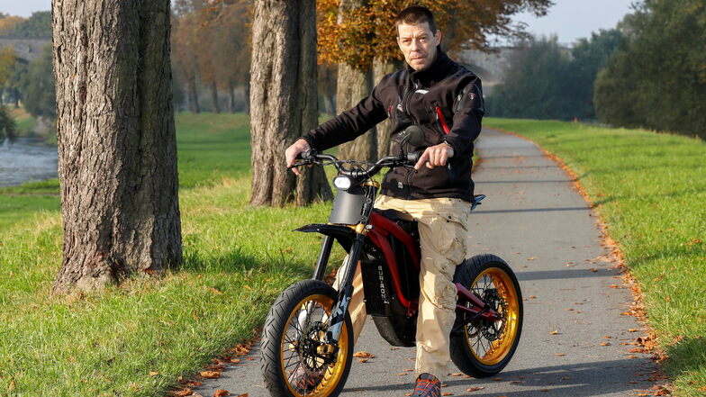 Jens Neumann-Weinbeer will mit E-Motorrädern den Tourismus beleben.