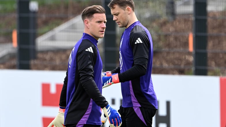 Vom ewigen Zweiten nur neuen Nummer 1: Marc-André ter Stegen (l.) stand endlich als Stammtorhüter im DFB Tor. Eine Verletzung sorgt jetzt für eine lange Zwangspause