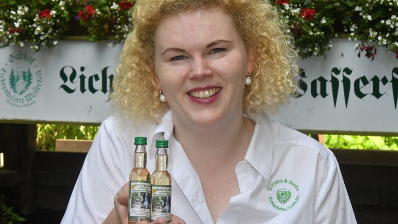 Elisabeth König, chefin  vom Lichtenhainer Wasserfall,  hat sich fürs Kirnitzschtalfest allerhand einfallen lassen.