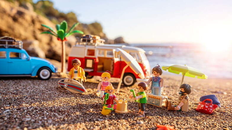Im Spiel mit Playmobil ist der Strandurlaub kein Problem.