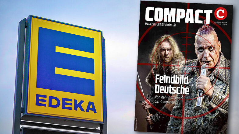 Das rechtsextremistische Magazin Compact gibt es jetzt nicht mehr im Edeka am Bautzener Kornmarkt.