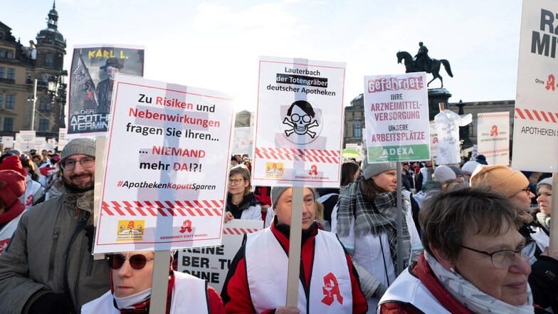 Tausende bei Apotheker-Protest in Dresden