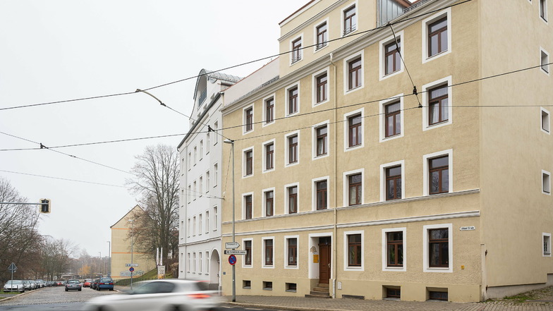 Das Büro der AWO Wohnungslosenhilfe befindet sich auf der Zittauer Straße 17 in Görlitz in der Nähe des Verkehrsgartens.