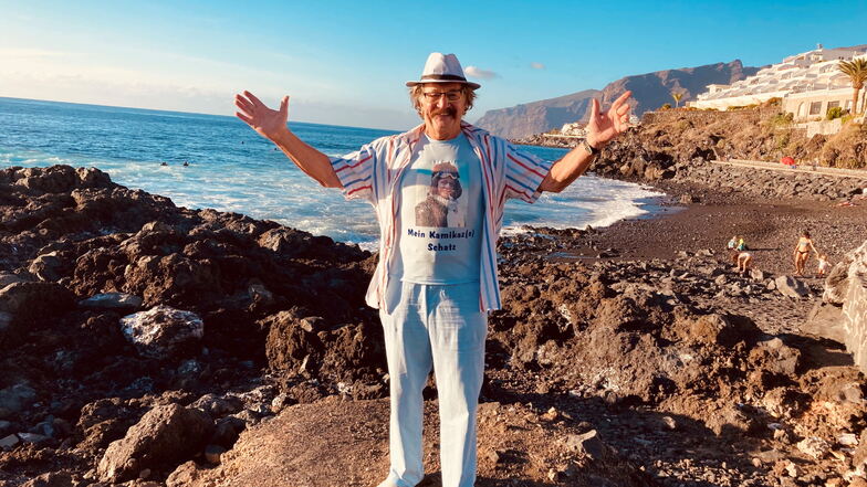 Karl-Heinz Bellmann ist ein Jahr nach seiner Krebs-OP längst wieder der Alte und genießt auf Teneriffa die Sonne.